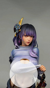 Raiden Shogun, Genshin Impact / Resin Statue / MIB. (2 foto / 5)