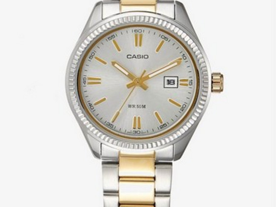 Casio Unisex Watch - Collection Time and Date 30 mm Gold and