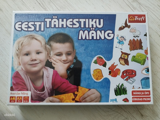 Игра с эстонским алфавитом, новая (в упаковке)