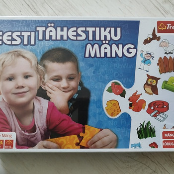 Игра с эстонским алфавитом, новая (в упаковке)