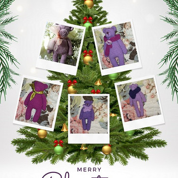 Lavender Teddy Bears/ Лавандовые медвежата