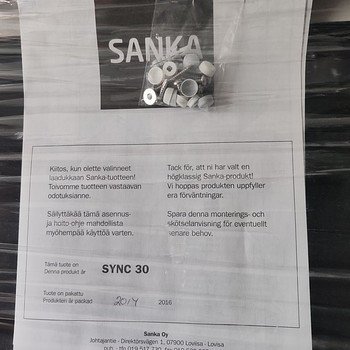 Dušisein Sanka SYNC 30