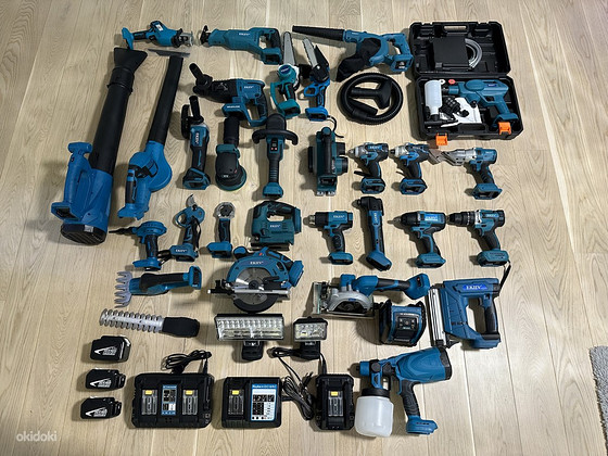 Makita 18v analoog tööriistad, akud, akulaadijad