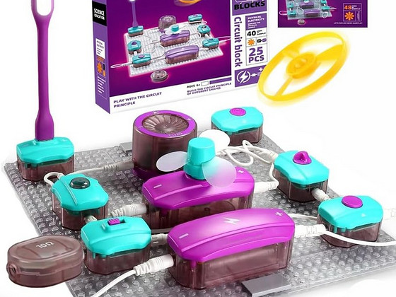 Laste elektrooniline konstruktor Science Education - 48 skem