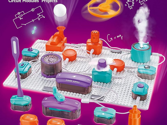 Laste elektrooniline konstruktor Science Education - 101 ske