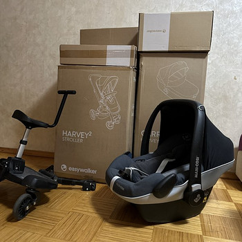 Valmis Easywalker Harvey 2 jalutuskäru komplekt