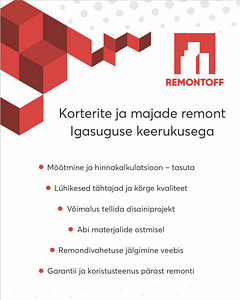 Korterite ja majade remont Igasuguse keerukusega (2 foto / 2)