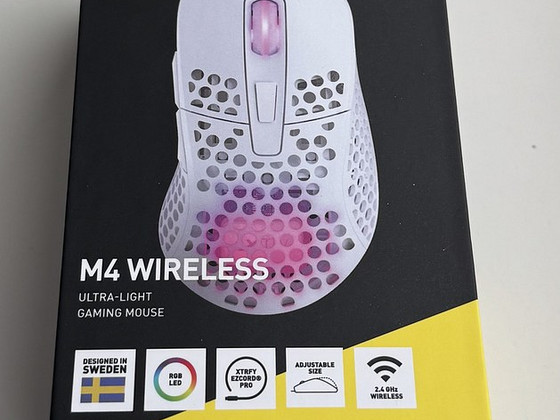 Xtrfy M4 Wireless RGB Gaming Mouse, White