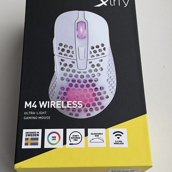 Xtrfy M4 Wireless RGB Gaming Mouse, White