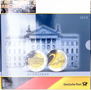 Saksamaa erinevad 2€ meenemündid, mündikaardid. (5 foto / 10)