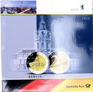 Saksamaa erinevad 2€ meenemündid, mündikaardid. (7 foto / 10)