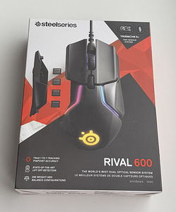 SteelSeries Rival 600 Wired Optical Mouse , Black (1 фото из 5)