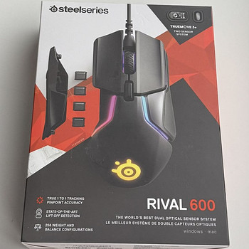 SteelSeries Rival 600 Wired Optical Mouse , Black