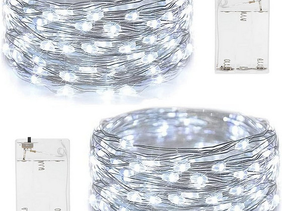 LED фейские огни Два комплекта 50 светодиодов