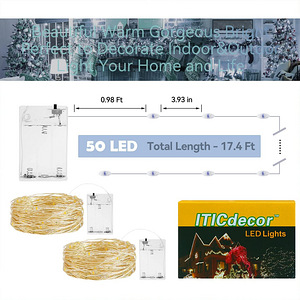 LED Haldjatuled Kaks Komplekti 50ledi (5 foto / 5)