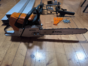 Mootorsaag Stihl MS661 C-M koos Logosol Big Mill Basic (5 foto / 7)