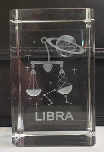 Kristallne sodiaagimärk - Libra (1 foto / 4)