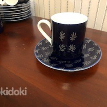 Кофейные чашки синий кобальт