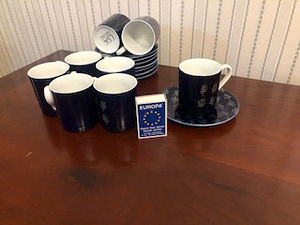Kohvitassid sinine cobalt (2 foto / 4)