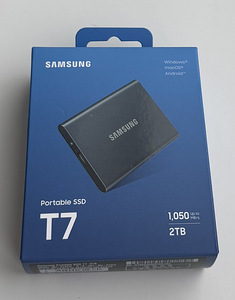 Samsung Portable SSD T7 2TB , Gray (1 фото из 4)