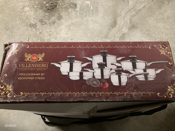 Müüa 17-osaline potikomplekt pakendis