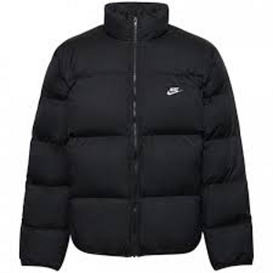 Nike jope L NK Club Puffer Jkt Black (3 foto / 3)
