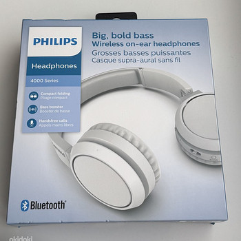 Philips Wireless Headphones, In-Ear, White