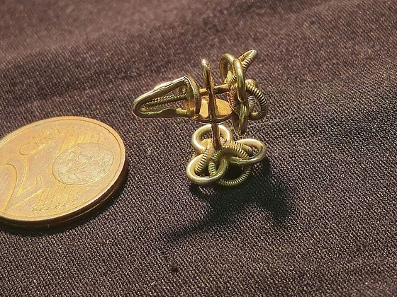 Золотые серьги 583 проба (№L1150)