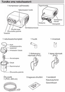 Kompressor-nebulisaator OMRON NE-C28P (3 foto / 4)