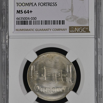 1930 ESTONIA 2K TOOMPEA FORTRESS NGC MS64+