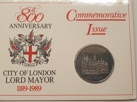 City of London 800 anniversary commemorative issue