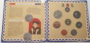 1990 United Kingdom Brilliant Uncirculated Coin Collection (2 foto / 3)