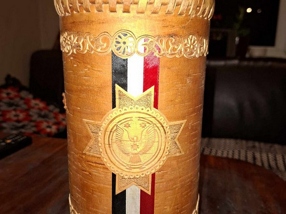 Сувенирная банка из бересты