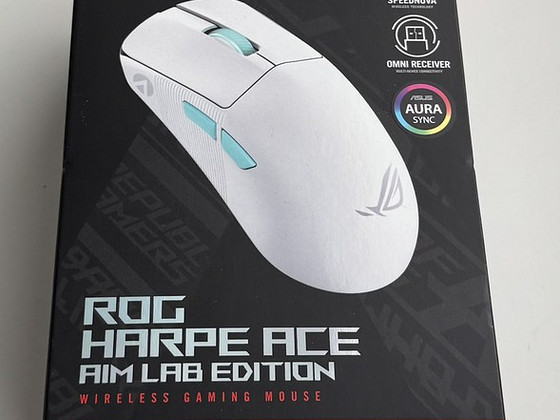 ASUS ROG Harpe Ace Aim Lab Edition Mouse , White
