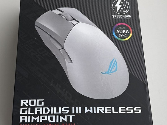 ASUS ROG Gladius III Wireless AimPoint , Moonlight White