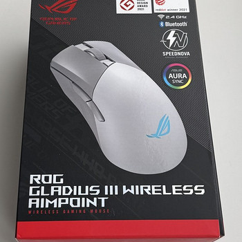 ASUS ROG Gladius III Wireless AimPoint , Moonlight White