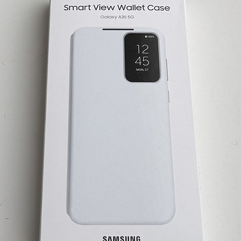 Samsung Galaxy A35 Smart View Wallet Case , White