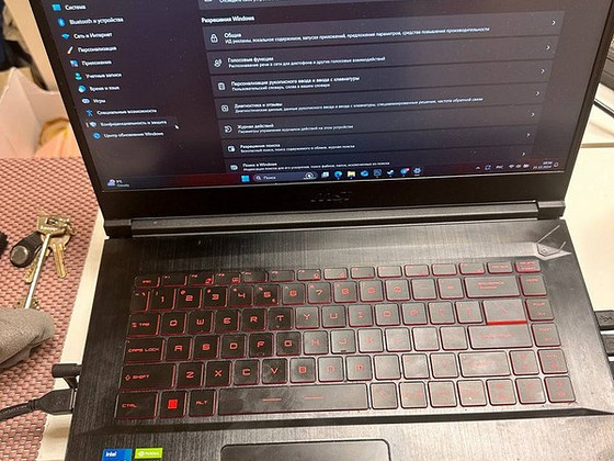 Игровой MSI ноутбук GF63 Thin11UC