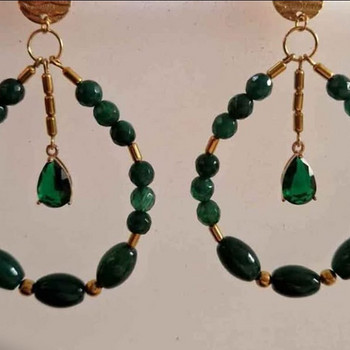 Серьги из натуральных камней