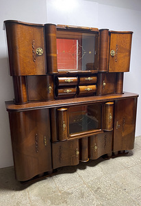 Haruldane art deco stiilis vitriinkapp (2 foto / 10)