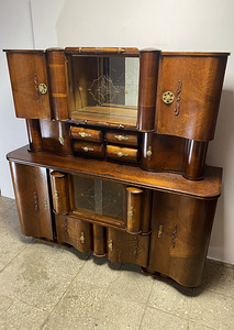 Haruldane art deco stiilis vitriinkapp (3 foto / 10)