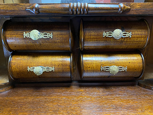 Haruldane art deco stiilis vitriinkapp (10 foto / 10)