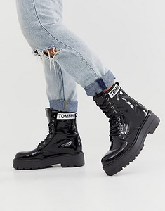 Tommy Hilfiger lakknahast saapad, 38 (2 foto / 8)