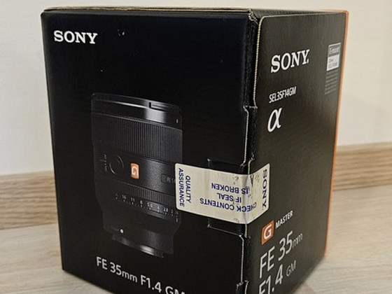 Sony FE 35mm F1.4 GM objektiiv UUS!