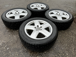 18" Audi originaalveljed 5x112 + naastrehvid 235/55/18 (5 foto / 8)