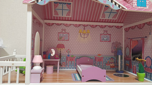 Puidust nukumaja liftiga Barbie perele (4 foto / 8)