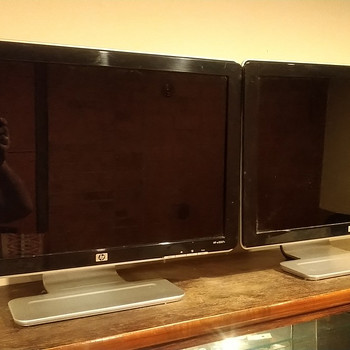 2 monitori Hp 2007v