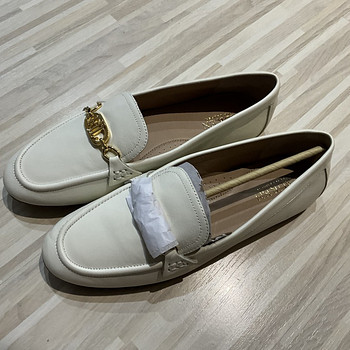 Uus Ralph Lauren cream leather mocashino EU 39