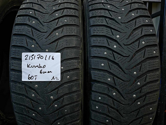 Шины R16 215 70 16 Kumho 6мм 2шт