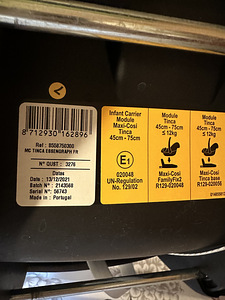 Turvahäll Maxi-Cosi Tinca 0-12 kg (3 foto / 3)